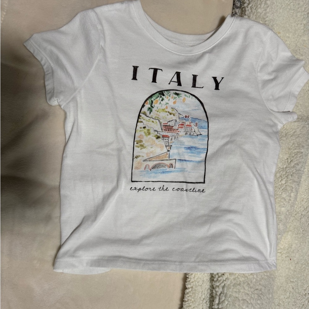 SO Italy Graphic Kids T-Shirt - White